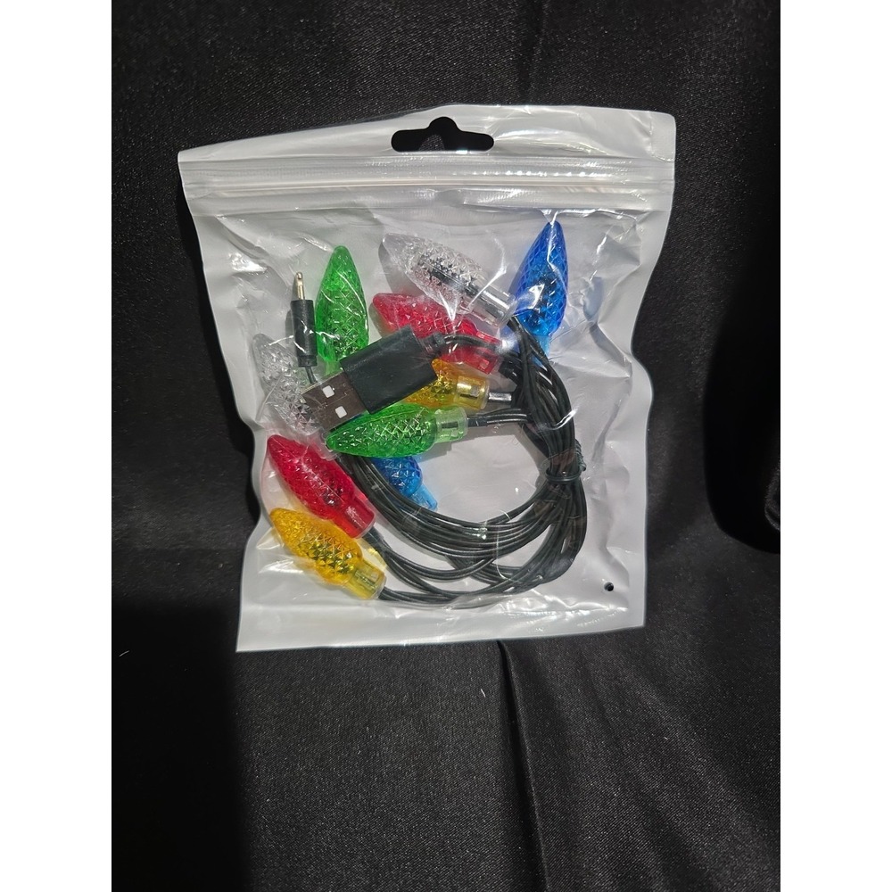 iPhone LED 10 Bulb Christmas Light String IPhone Chargers Brand New